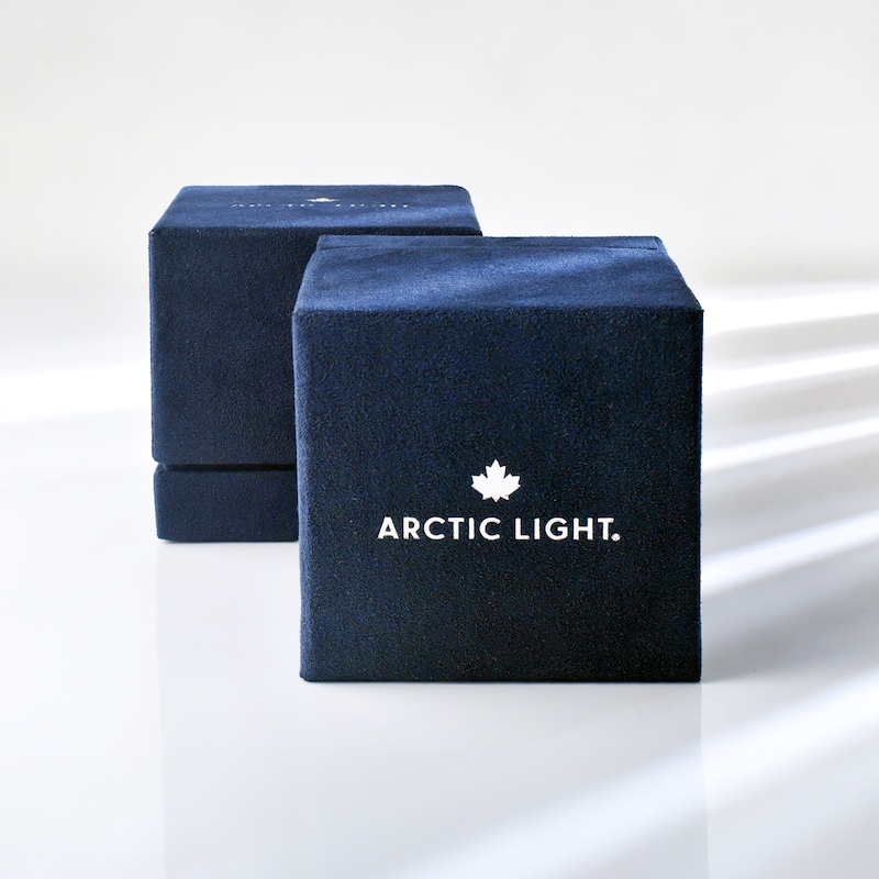 Main Image 5 of Arctic Light Platinum 0.50ct Diamond Solitaire Stud Earrings