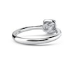 Thumbnail Image 2 of Arctic Light Platinum 0.50ct Diamond Cushion Halo Ring