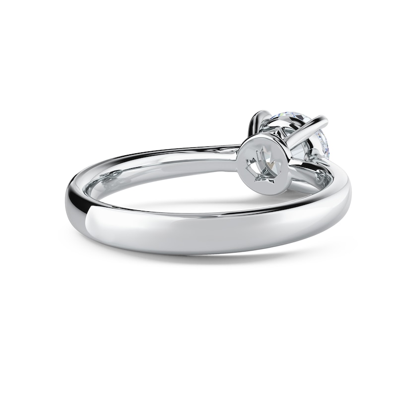 Main Image 2 of Arctic Light Platinum 1ct Diamond Round Solitaire Ring