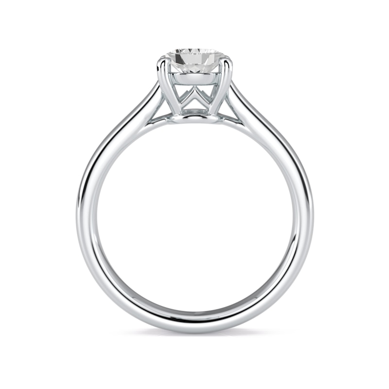 Main Image 3 of Arctic Light Platinum 1ct Diamond Round Solitaire Ring