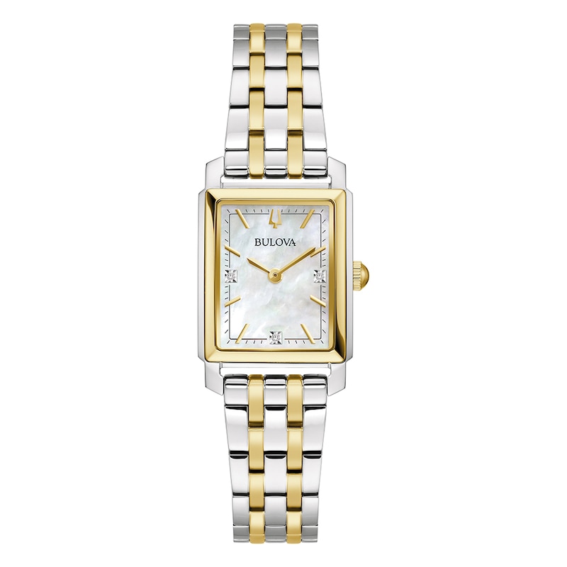 Main Image 1 of Bulova Sutton Ladies' MOP Diamond Dial & Two Tone Watch