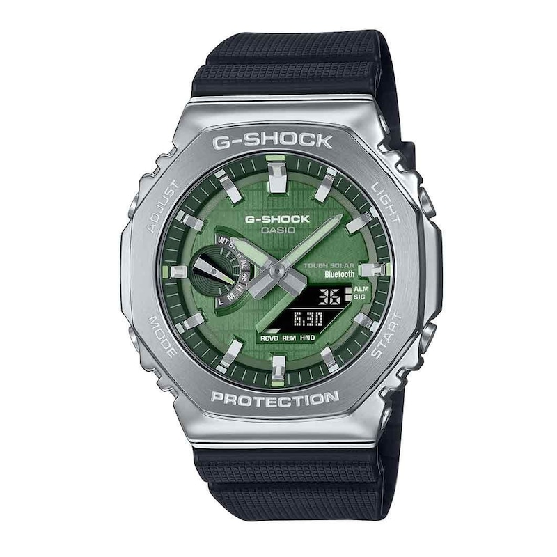 Main Image 1 of G-Shock Metal GBM-2100A-1A3ER Green Dial & Resin Strap Watch