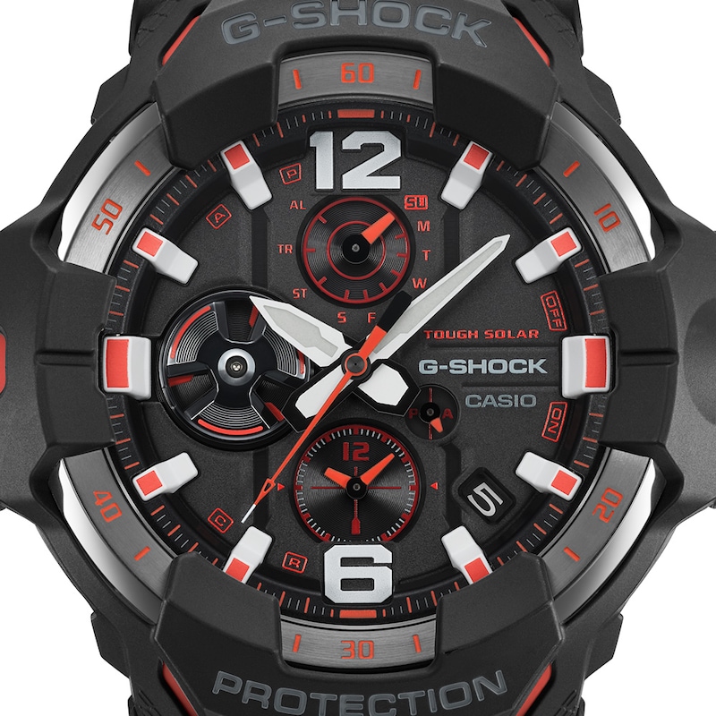 Main Image 2 of G-Shock GR-B300-1A4ER Black & Red Resin Strap Watch