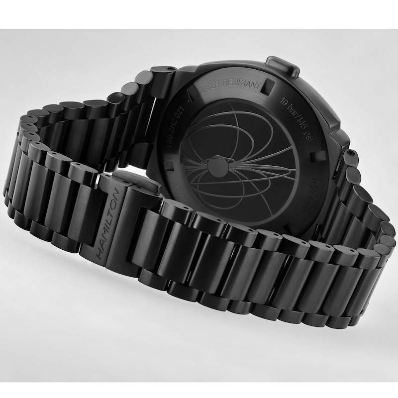 Main Image 5 of Hamilton American Classic PSR Digital Black Tone Stainless Steel Bracelet