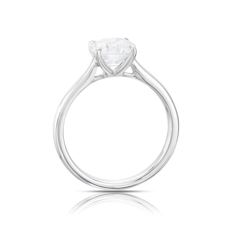 Main Image 3 of Platinum 1.50ct Diamond Solitaire Ring