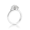 Thumbnail Image 3 of 18ct White Gold 0.50ct Diamond Pear Shaped Bridal Set