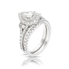 Thumbnail Image 2 of Vera Wang Platinum 1.25ct Diamond Pear Shaped Bridal Set