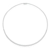 Thumbnail Image 2 of 18ct White Gold 18&quot; 4.05ct Diamond Tennis Necklace