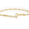 Thumbnail Image 3 of 9ct Yellow Gold 7&quot; Twist Sparkle Spring Chain Bracelet