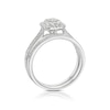 Thumbnail Image 3 of 9ct White Gold 0.50ct Diamond Halo Bridal Set