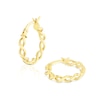 Thumbnail Image 1 of 9ct Yellow Gold Open Twist Hoop Earrings