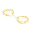 Thumbnail Image 2 of 9ct Yellow Gold Open Twist Hoop Earrings