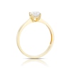 Thumbnail Image 3 of 9ct Yellow Gold 5.5mm Cubic Zirconia Solitaire Ring