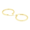 Thumbnail Image 2 of 9ct Yellow Gold 20mm Diamond Cut Hoop Earrings