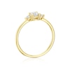 Thumbnail Image 3 of 9ct Yellow Gold Cubic Zirconia Trilogy Ring