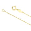 Thumbnail Image 3 of 9ct Yellow Gold 18&quot; Open Twist Circle Pendant Necklace