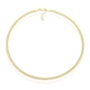 Thumbnail Image 2 of 9ct Yellow Gold 16&quot; Sparkle Herringbone Chain Necklace