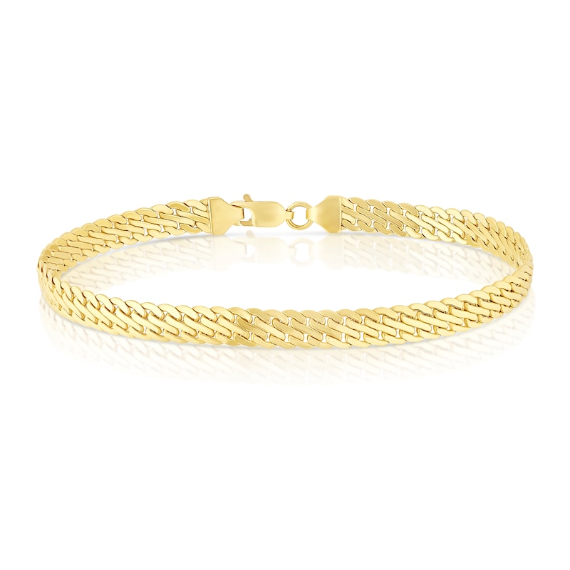 Main Image 1 of 9ct Yellow Gold 7.5&quot; S Link Chain Bracelet