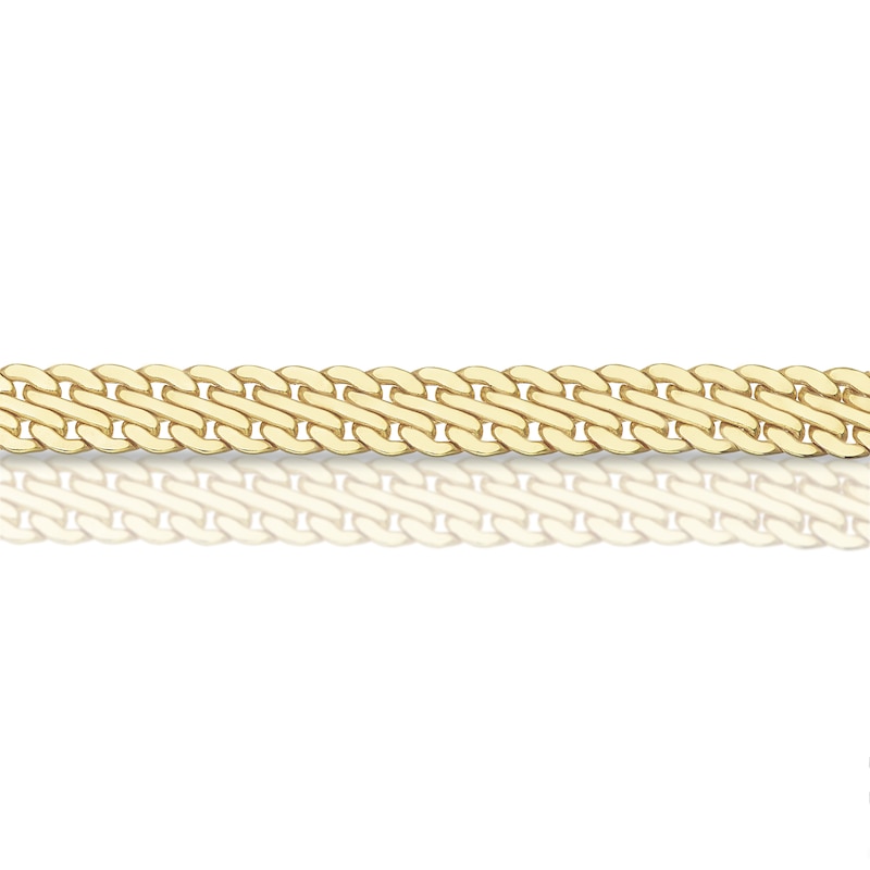 Main Image 2 of 9ct Yellow Gold 7.5&quot; S Link Chain Bracelet