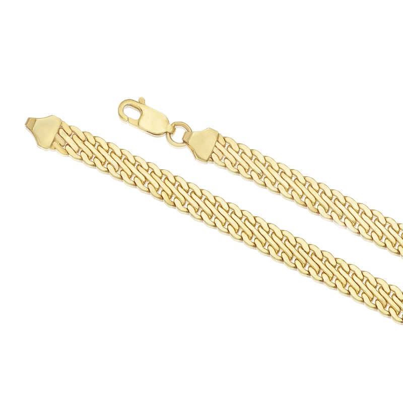 Main Image 3 of 9ct Yellow Gold 7.5&quot; S Link Chain Bracelet