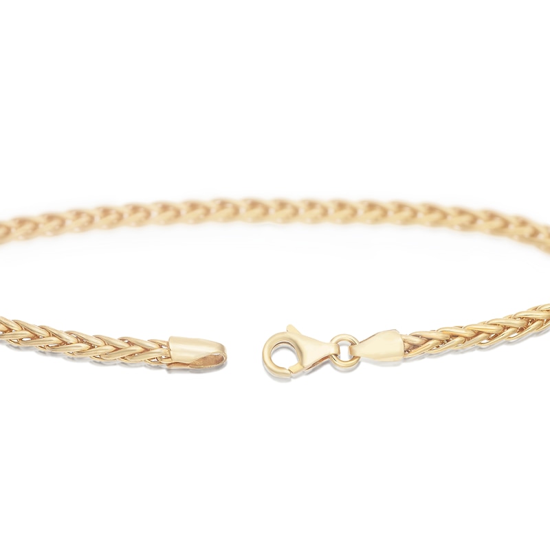 Main Image 3 of 9ct Yellow Gold 7.5&quot; Spiga Chain Bracelet