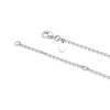 Thumbnail Image 3 of Sterling Silver 20&quot; Braided Dog Tag Necklace