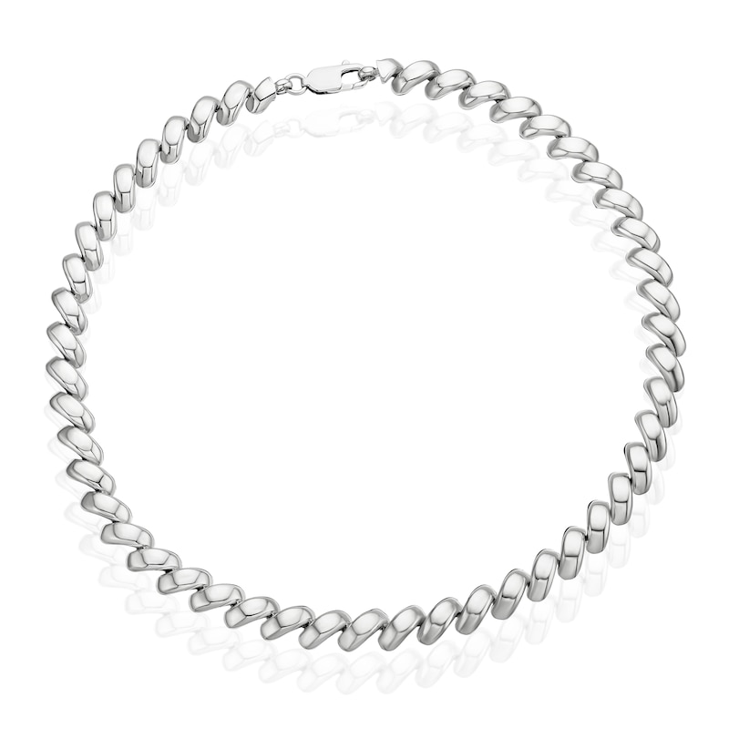 Main Image 2 of Sterling Silver San Marco Polished Chain