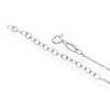 Thumbnail Image 3 of Sterling Silver 17.5+2&quot; Diamond Cut Ball Station Necklace