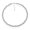 Thumbnail Image 2 of Sterling Silver 16+2&quot; Braided Textured Necklace