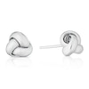 Thumbnail Image 1 of Sterling Silver Polished Knot Stud Earrings