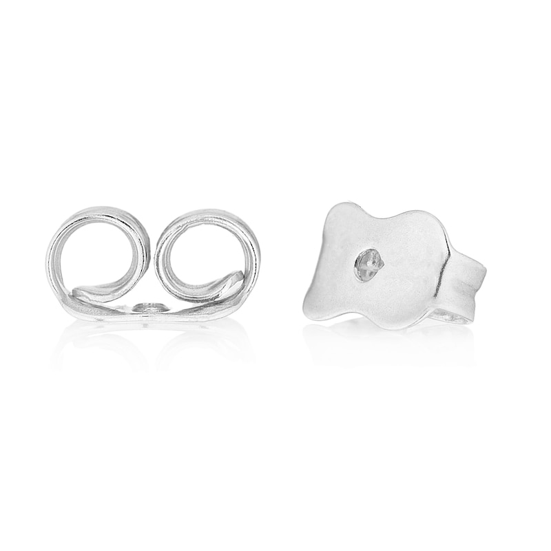 Main Image 2 of Sterling Silver Polished Knot Stud Earrings