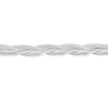 Thumbnail Image 2 of Sterling Silver 7.5&quot; Braided Herringbone Chain Bracelet