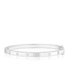 Thumbnail Image 1 of Sterling Silver Flush Set Cubic Zirconia Bangle