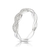 Thumbnail Image 2 of Sterling Silver Cubic Zirconia Twist Ring