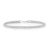 Thumbnail Image 1 of Sterling Silver 7.5&quot; Popcorn Diamond Cut Bracelet