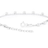 Thumbnail Image 3 of Sterling Silver 6.5+1&quot; Multi Polished Ball Drop Bracelet