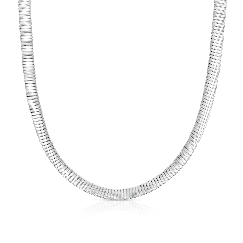 Main Image 1 of Sterling Silver 17.7" Collar Necklace