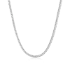 Thumbnail Image 1 of Sterling Silver 20&quot; Foxtail Chain Necklace