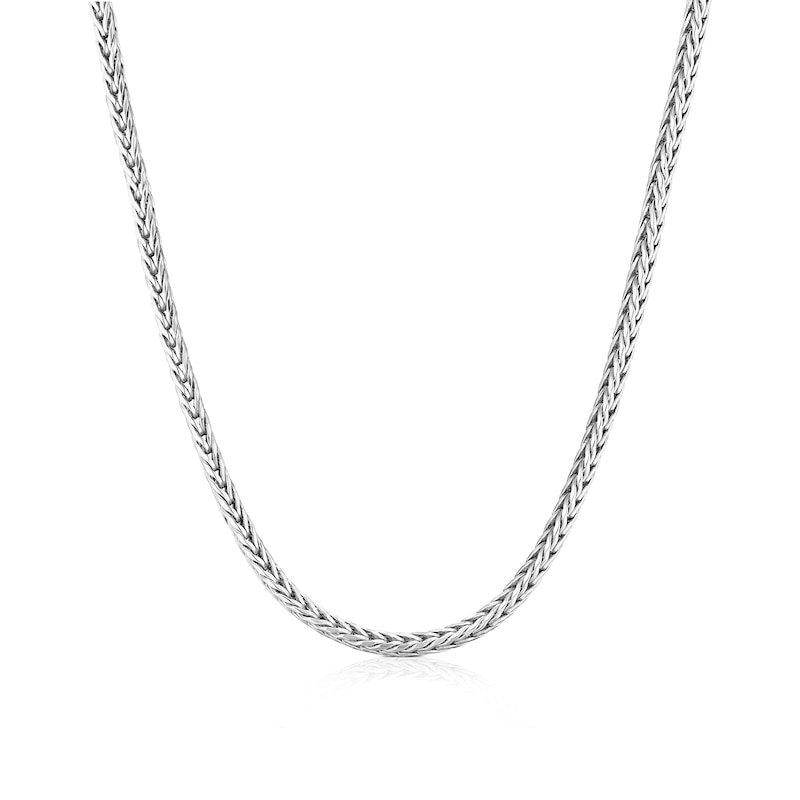 Main Image 1 of Sterling Silver 20&quot; Foxtail Chain Necklace