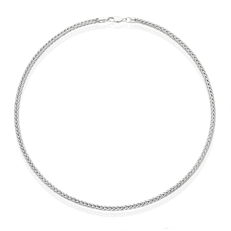 Main Image 2 of Sterling Silver 20&quot; Foxtail Chain Necklace