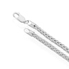 Thumbnail Image 3 of Sterling Silver 20&quot; Foxtail Chain Necklace