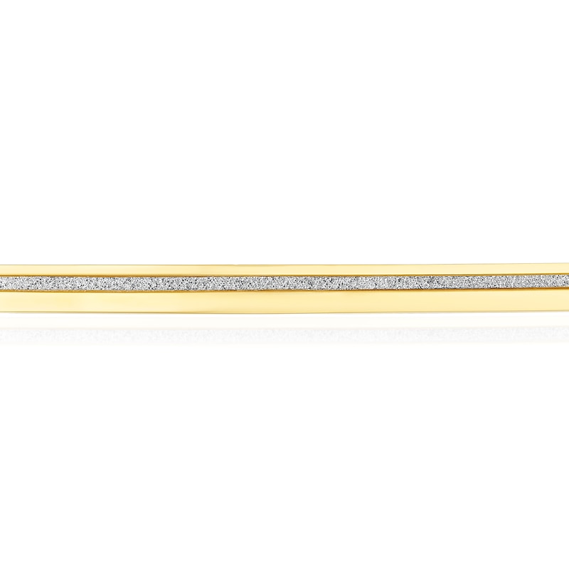 Main Image 3 of 9ct Yellow Gold Multi Row Glitter Bangle