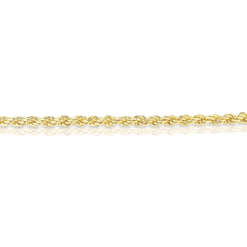 Main Image 2 of 9ct Yellow Gold Rope Adjustable Bolo Bracelet