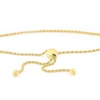 Thumbnail Image 3 of 9ct Yellow Gold Rope Adjustable Bolo Bracelet