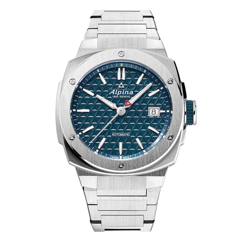 Main Image 1 of Alpina Alpiner Men's Blue Dial & Stainless Steel Watch