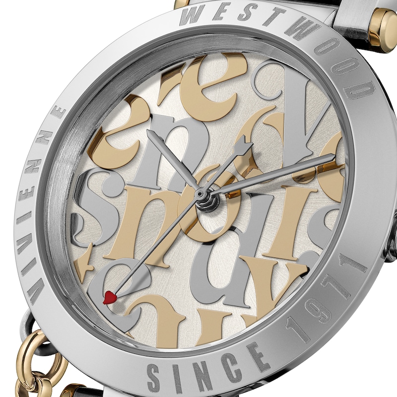 Main Image 3 of Vivienne Westwood Orb Logomania Silver Dial Stainless Steel Watch