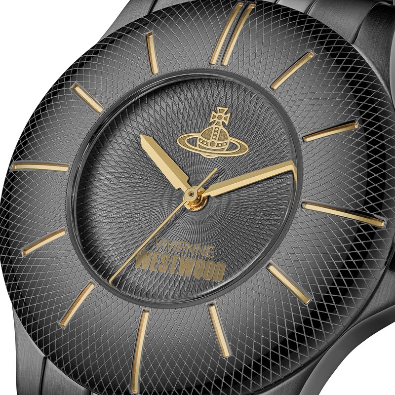 Main Image 2 of Vivienne Westwood Walbrook Black Dial & IP Black Stainless Steel Bracelet Watch