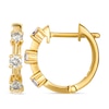 Thumbnail Image 2 of Le Vian 14ct Yellow Gold Nude 0.25ct Diamond Trio Hoop Earrings