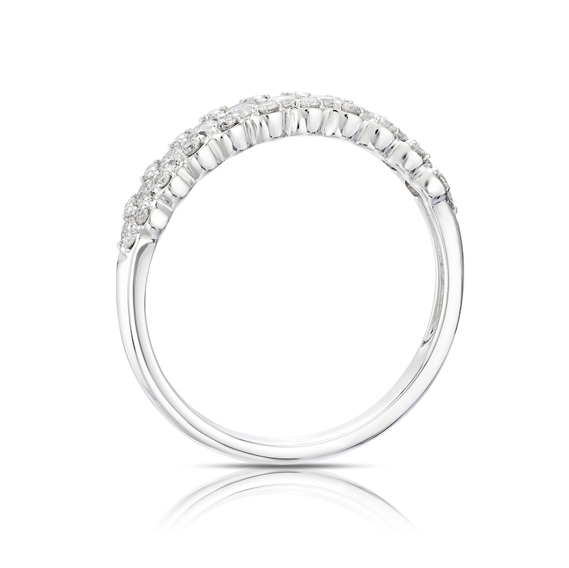 Main Image 3 of Platinum 0.50ct Diamond Eternity Ring