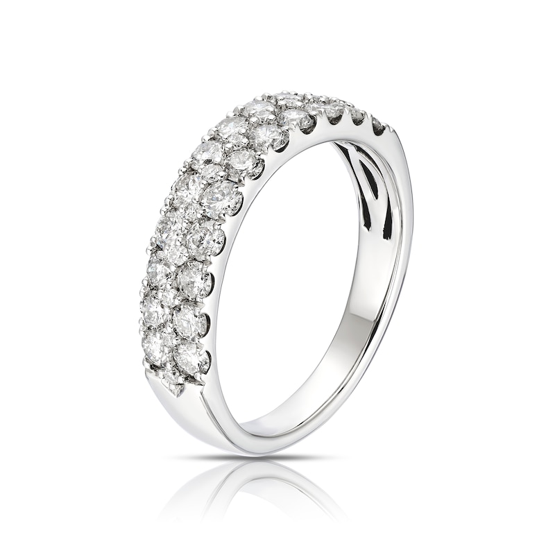 Main Image 2 of Platinum 1ct Diamond Eternity Ring